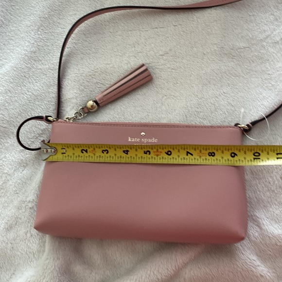 Kate Spade dusty rose crossbody bag with tassel - Picture 4 of 12